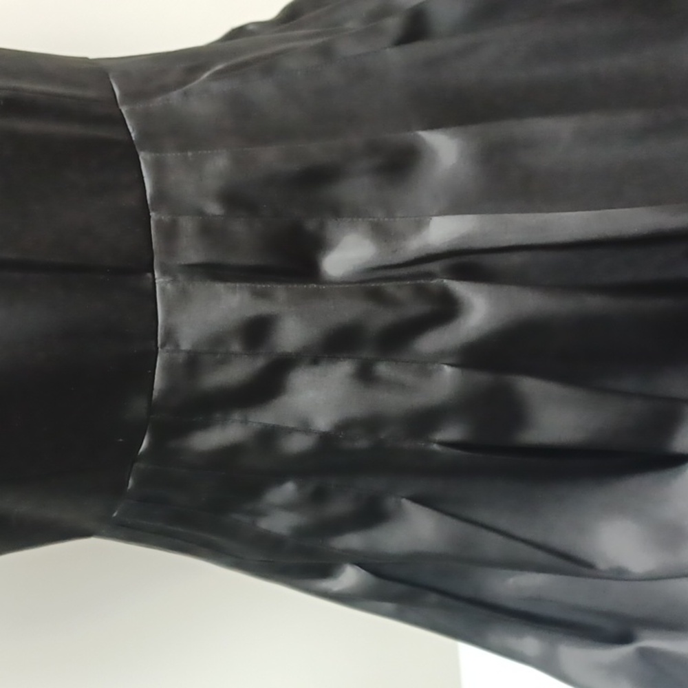 NWOT Black Satin dress Size S - Picture 4 of 15